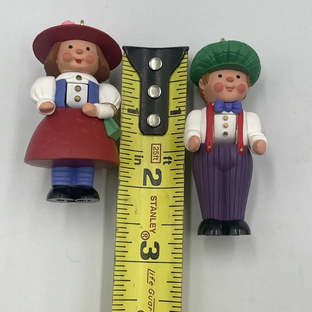 2 Hallmark Keepsake Family‎ Christmas Ornaments Son Daughter